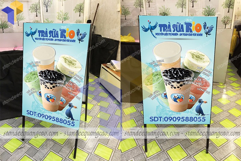 sản xuất và cung cấp standee