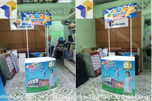 booth nhựa quảng cáo giá rẻ