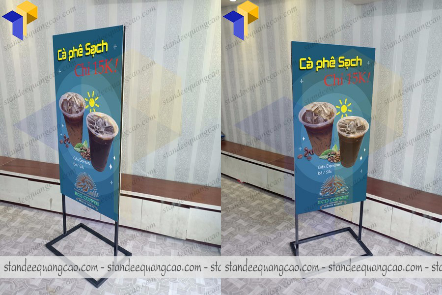 bán standee hai mặt