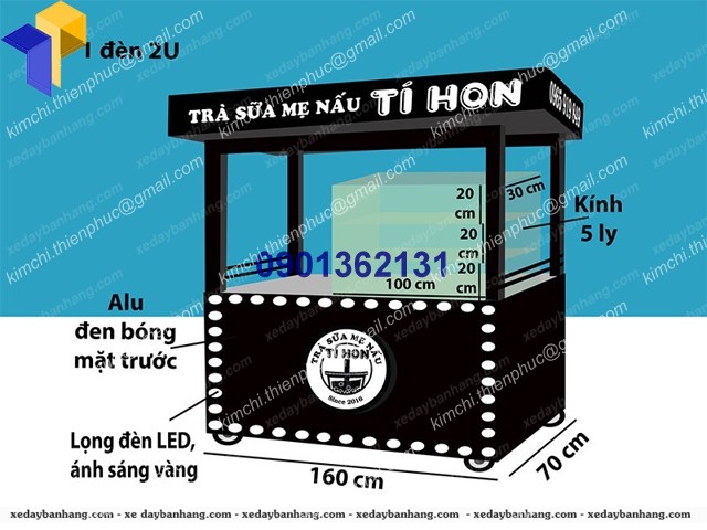 mua xe trà sữa tại bình dương